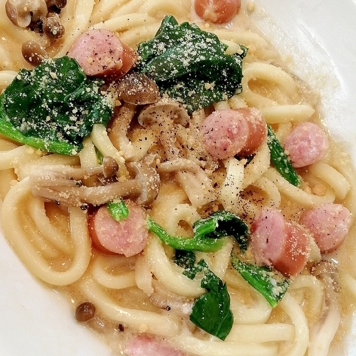 チンだけ!濃厚和風クリームうどん